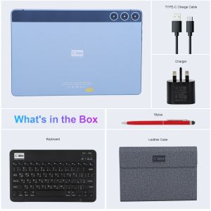 C idea WIFI Smart 10 Inch Tablet PC with Keyboard and Case 2 SIM Support for