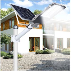 100W Solar LED Street Light Led With Remote Control Warranty 2 Years