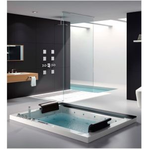 Cheap Hydrotherapy Jacuzzi Drop In Whirlpool Tub Jetted Two Person 1.9M for sale