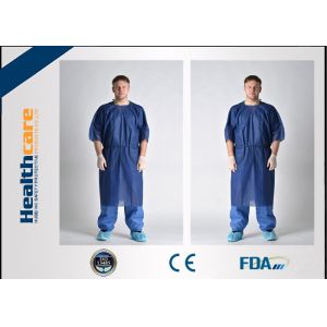 Waterproof Disposable Protective Gowns , Comfortable Medical Patient Gowns