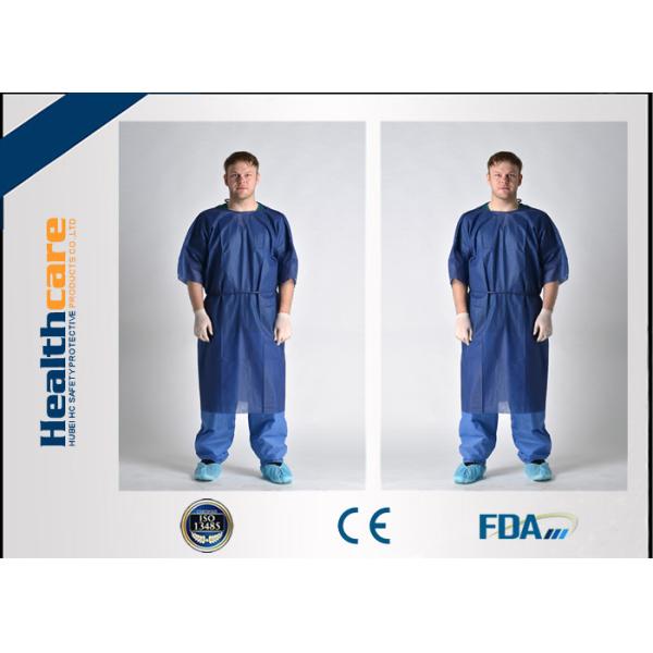Quality Waterproof Disposable Protective Gowns , Comfortable Medical Patient Gowns wholesale