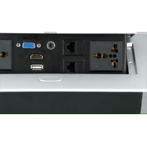 Pre-wired Type Pop Up Conference Table Socket Box with power data outlet