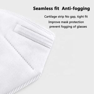 Customized 3D Foldable KN95 Face Mask Easy Breathing Air Filter Safety Mask