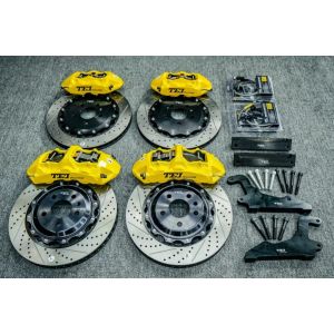 China TEI Racing S60 6 Piston Calipers And S40 4 Piston Calipers Big Brake Kit For Audi A7 Front And Rear on sale