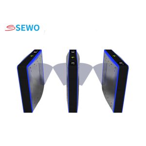 Deluxe Intelligent Speed Gate Turnstile 45people/min With Biometric Scanner