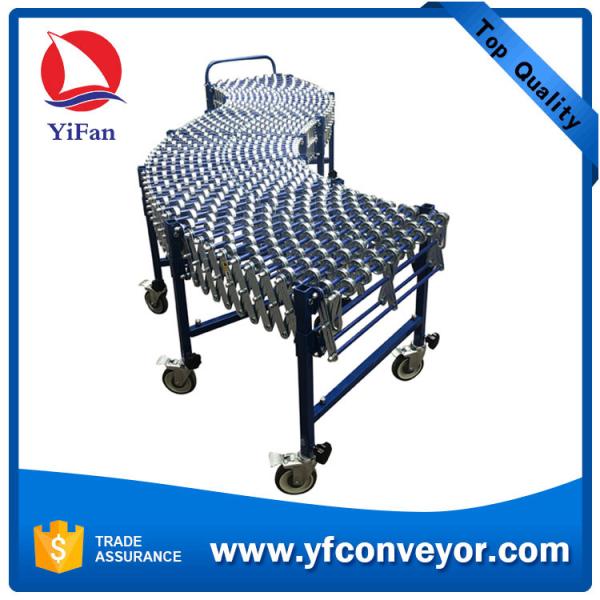 Quality Flexible Loading Conveyor,Expandable Gravity Plastic Skate Wheel Conveyor wholesale