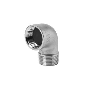 Casting Stainless Steel 201 304 Male and Female NPT Thread 90 Degree Elbow BSP