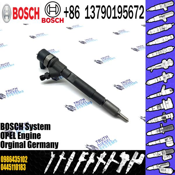 Quality High Quality 0445110183 0986435102 Common Rail Fuel Diesel Injector For Alfa Romeo Fiat Ford wholesale