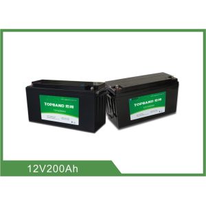 Lithium Smart 12V 200Ah UPS Rechargeable Batteries With Bluetooth Connection