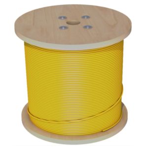 Cheap 100m 4 Cores 6 Cores Fiber Optic Jumper Single Mode Yellow for sale