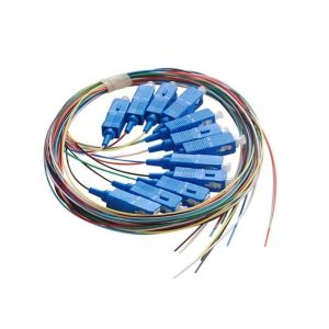 FTTH SC UPC Simplex Colorful Fiber LSZH/PVC Singlemode SM 12cores Fiber Optic