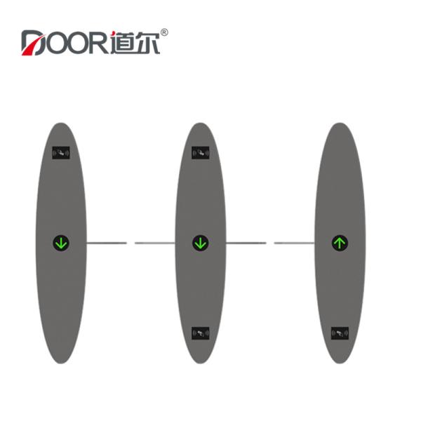 Quality Touchless Access Control Security Pedestrian Acrylic Wing Flap Barrier Gate For Liberary wholesale