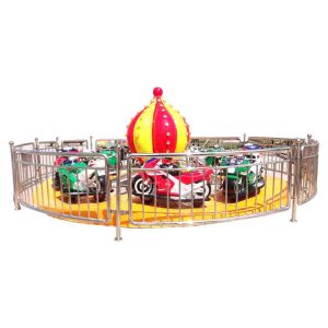 Indoor Playground Equipment Motor Race Ride With Motor Coach 8-12 Riders