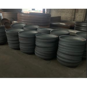 300mm 2mm Flat Dished Head For Pressure Vessel Sand Blasting