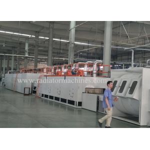 Round Fluxer Aluminium Radiator Continuous Brazing Furnace 304 Stainless Steel