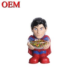 OEM Factory Customize Superhero Sugar Bowl Holder In Hand custom figure toy