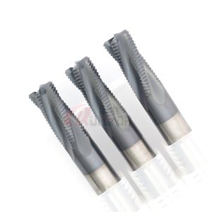 Cheap 1/2&quot; 12mm diamond roughing end mill For Stainless Steel Fine Pitch 4Fl HRC60 for sale