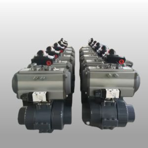 OEM Pneumatic Actuated PVC Ball Valve , UPVC True Union Ball Valve Anti