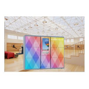 China Industrial Self Service Laundry Locker , Smart Dry Cleaning Lockers Touch Screen on sale