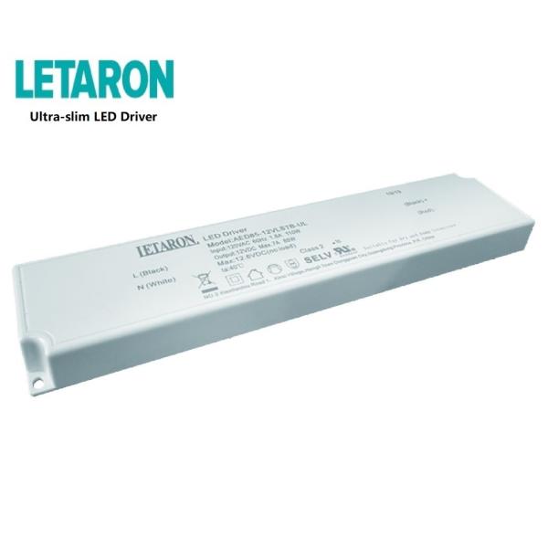 Quality Letaron 12v Led Power Supply Ultra Thin LED Driver Class 2 Protection wholesale