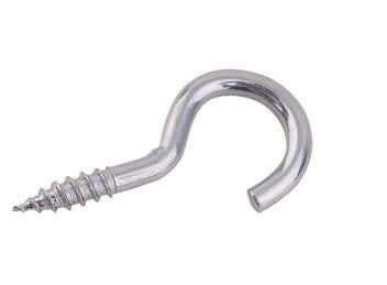 Quality Standard Size Screw In Cup Hooks , C Shape Hook Screw For Ceiling wholesale