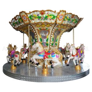 12 players cloud merry go round carousel for amusement theme park kids fun game