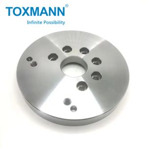 Aluminium CNC Lathe Processing Services High Precision Connecting Flange CNC