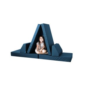 Safe Indestructible Kids 6pcs Set Modular Sectional Foam Play Couch For Bedroom