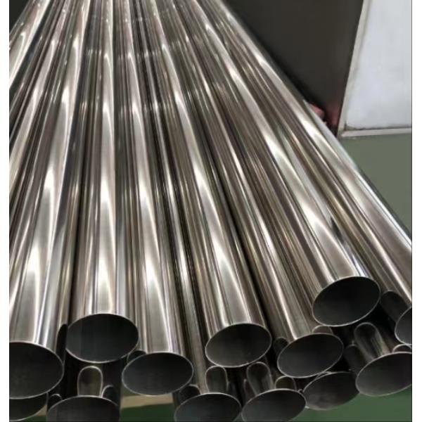 Weld SUS 201 Seamless Stainless Steel Pipe Tube Polished For Construction Decoration