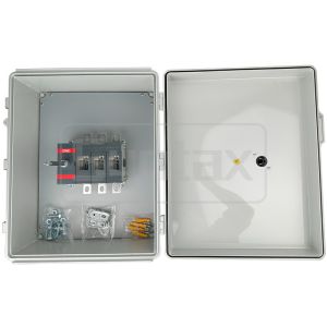 Syntax JK9A Wall Mounted Distribution Box With 3 Poles 400AMP ABB Disconnect