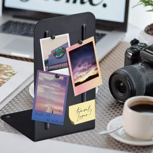 Customized Desk Organizer Book Stopper Bracket with Metal Bookend Supports 9