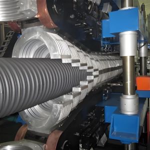 HYPET High Quality HDPE Double Wall Corrugated Pipe Extrusion Machine Manufactur