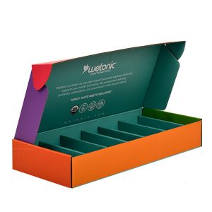 Recyclable Wine Bottle Cardboard Shipping Boxes Insert Kraft Paper Mailer