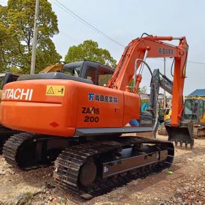 20Ton Mini Bagger Used Farm Excavator Hitachi Engine Free Shipping 0-2000
