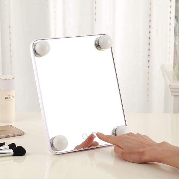 Amazon Hollywood color bulbs led colorful frame cosmetic mirror for vanity makeup girls