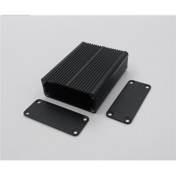 Heat Resistant Powder-coated Black Extruded Aluminum Enclosure 46*19*60mm With