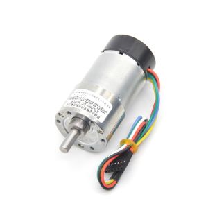 China 37mm Microdc Gear Motor With Encoder JGB37-3530GB 24V 178RPM 1:56  Dc Motor Gear Box on sale