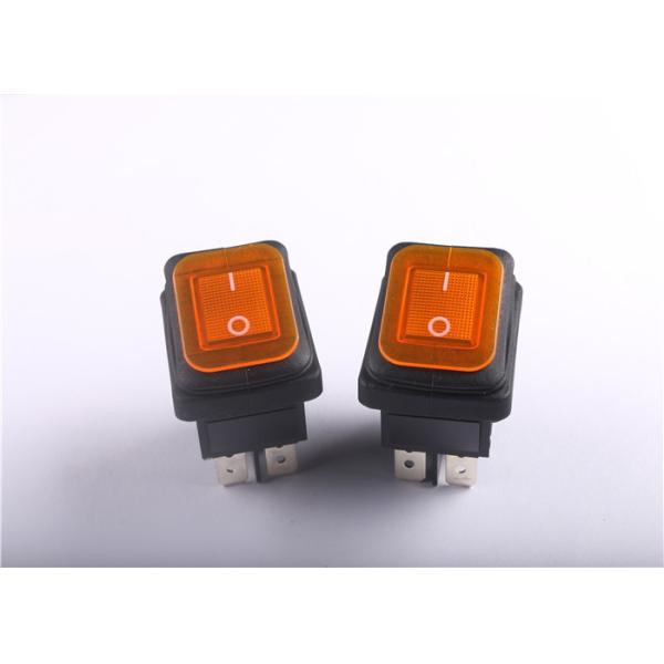 Small Compact Waterproof Led Rocker Switch , Custom Rocker Switches CE Approved
