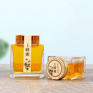 50ml 180ml Empty Square Honey Packaging Containers With Screw Lid