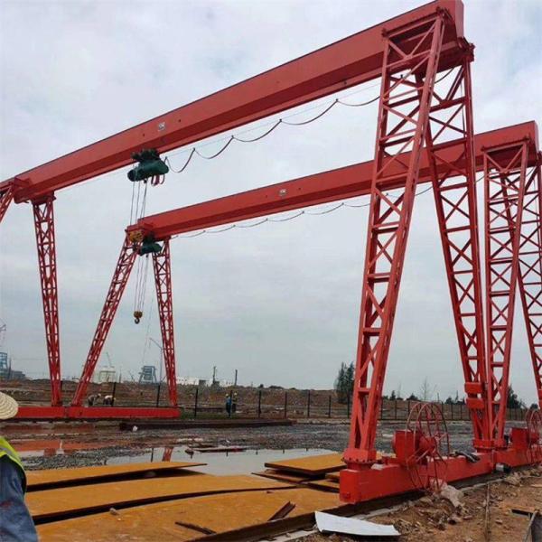 Steel Rail Mounted Gantry Crane 0.8/8m/Min Speed For Heavy Duty Industrial Use