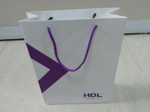China custome logo printed shopping bag ,gift bag,paper bag with handle on sale