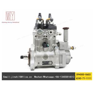 China GENUINE AND BRAND NEW DIESEL FUEL PUMP 094000-0603, 6245-71-1111 FOR 6D 170 ENGINE on sale