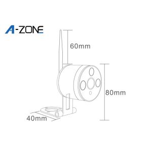 ZONE Waterproof IP 66 Wifi Surveillance Camera Metal Bullet Case P2P Application
