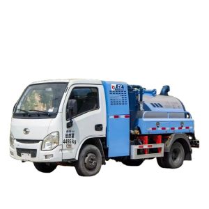 China Pure Electric Fecal Suction Truck Eco-Friendly Solution for Waste Disposal Requirements on sale
