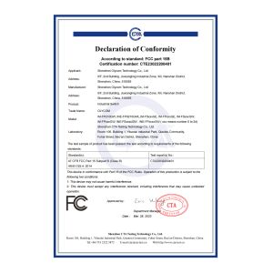 Shenzhen Olycom Technology Co., Ltd. Certifications