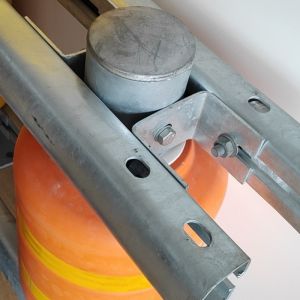 Anti-corrosion Expandable Highway Roller Barrier with Standard AASHTO M-180