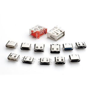 Usb 3.1 type c connector 16pin Sinking 0.8mm SMT Female USB Port 16PIn C-Type