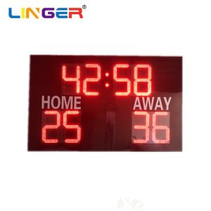 China Ac110v Ip65 Dip Led Football Scoreboard In Qatar World Cup Season on sale
