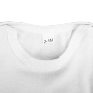 Sublimation Blank Baby Clothes Custom Print Plain Polyester Newborn Rompers