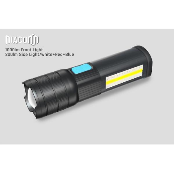 USB Rechargeable cree Led work Flashlight , COB Side work Light with Magnetic